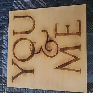Wooden sign